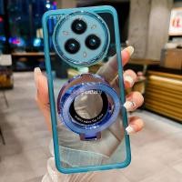 ราคา สําหรับRealme 14 Pro Plus 14X 14T 2025 5Gโปร่งใสแหวนผู้ถือแม่เหล็กสําหรับRealme14X 14Pro 14Pro 14ProPlus Realme14 Realme14T Soft Slimปกหลัง (28677425249)