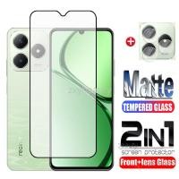ราคา 2in1 Matte Screen Protector สําหรับ Realme C63 C61 หมายเหตุ 50 4G C53 C51 4G 2024 กระจกนิรภัย Frosted กล้องฟิล์มสําหรับ Note50 RealmeC63 RealmeC53 RealmeC51 RealmeC61 ฟิล์มป้องกัน (28101366839)