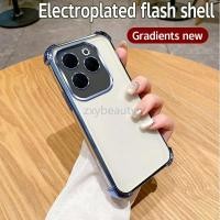 ราคา Tecno Spark Go 2024 2023 4G 5G 2024 กรณีชุบใสปลอกใสสําหรับ SparkGO GO2024 Spark20Pro 20 Pro 20C 10 10C Spark10 Spark20 กันกระแทกปกหลัง (26770812150)