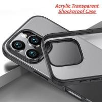 ราคา สําหรับiphone 13 12 11 Pro Max 5G mini 2024 กรณีกันกระแทกโปร่งใสTPUกันชนอะคริลิคสําหรับ 13Pro 12Pro 11Pro 13ProMax 12ProMax 11ProMax 13mini 12mini 4G Matteปกหลัง (26510043917)