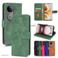 ราคา ปลอกหนังสําหรับvivo V50 Pro 40 Lite 5G 2025 เคสโทรศัพท์กระเป๋าสตางค์ขาตั้งแม่เหล็กสําหรับVivoV50 V50Lite V50Pro V40Pro V40Lite VivoV40 กันกระแทกกลับกรณี (24591648680)