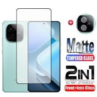 ราคา 2in1 Matte Screen Protector สําหรับ IQOO Neo 10 Z10 Turbo Pro Z9 Z9X 5G 2025 กระจกนิรภัย Frosted Anti ลายนิ้วมือกล้องฟิล์มสําหรับ iqooZ9 iqooZ9X Z9Turbo Neo10 ฟิล์มป้องกัน (24431095300)