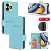 ราคา เคสโทรศัพท์มือถือหนัง ฝาพับแม่เหล็ก พร้อมช่องใส่บัตร สําหรับ Infinix Smart 8 Pro 4G Hot 40 Pro 40i 2024 Smart8 Plus 8Plus 8Pro Hot40i Hot 40i Hot40 Hot40Pro 40Pro (24252301838)