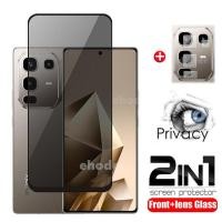 ราคา 2in1 ความเป็นส่วนตัวกระจกนิรภัยสําหรับ Infinix Note 50 Pro Plus 50S 4G 50X 2025 ป้องกันหน้าจอคลุมทั้งหมดเลนส์กล้องสําหรับ Note50 50Pro Note50Pro 50Pro Note50X เลนส์ฟิล์ม Class (24042671588)