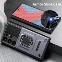 ราคา SAMSUNG ปลอกสําหรับsamsung Galaxy S24 S23 Ultra Plus FE 5G 2024 เคสโทรศัพท์กันกระแทกเกราะสไลด์กล้องแหวนสําหรับS23Ultra S23Plus S24Ultra S24Plus S24FE S23Plusกลับกรณี (23658834735)