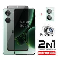 ราคา 2in1 ฟิล์มกระจกนิรภัยกันรอยหน้าจอ กันส่อง สําหรับ OnePlus Nord 3 2023 5G Nord3 Nord CE3 Lite CE 3 3Lite NordCE3 (23347950345)