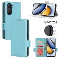 ราคา สําหรับ Vivo Y03 Y18 Y03T 4G Y28S 2024 เคสโทรศัพท์หนังแม่เหล็กสําหรับ VivoY03 VivoY18 VivoY28S VivoY03T กันกระแทกกลับกรณี (22689656494)