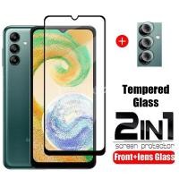 ราคา 2in1 ฟิล์มกระจกนิรภัยกันรอยหน้าจอ แบบเต็มจอ สําหรับ Samsung Galaxy A04 S A04S A04CORE 4G 5G Core (21748711741)