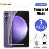 ราคา SAMSUNG สําหรับSamsung S24 S23 FE S22 S21 Plus 5G 2025 ป้องกันหน้าจอคลุมทั้งหมดกระจกนิรภัยสําหรับS24Ultra S23FE S23Plus S21FE S22Plus S24FE S24Plus S24Plus S24 กระจกใสป้องกันฟิล์ม (21293851715)