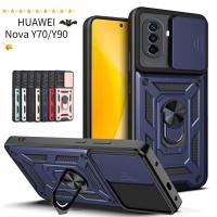 ราคา เคสโทรศัพท์ พร้อมแหวนแม่เหล็ก สําหรับ HUAWEI Nova Y90 Y70 NovaY90 NovaY70 (16288323102)
