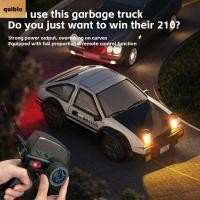 ราคา QUIBLO RC Drift Car 1 64 MINI AE86 พลาสติก RC Stunt Car Creative Electric Racing กีฬา Black White รีโมทคอนโทรลรถแข่งผู้ใหญ่เด็ก (53700913252)