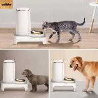 ราคา QUIBLO Pet Feeders Holder ปรับความสูงคอป้องกัน Feeder Bowl Holder BPA ฟรีลิ้นชัก Feeder วงเล็บยกระดับอุปกรณ์สัตว์เลี้ยง (50351178251)