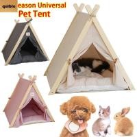 ราคา QUIBLO Cat Nest เต็นท์สัตว์เลี้ยงอเนกประสงค์ Smal All Season ที่นอนแมวไม้ (40476308188)