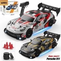 ราคา QUIBLO RC Drift Car สีดําสีแดง Racing กีฬา RC Stunt Car ไฟฟ้าพลาสติกรีโมทคอนโทรลรถแข่งของเล่นของขวัญ (28642156034)