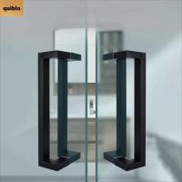 ราคา QUIBLO มือจับประตูท่อสี่เหลี่ยมทั้งสองด้านที่จับความหนาสแตนเลสทนต่อการสึกหรอ 60 ซม ความยาวมือจับประตูกระจกประตูไม้ประตูโลหะ (54451187699)