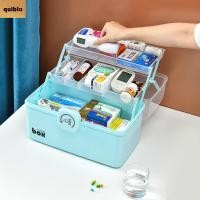 ราคา QUIBLO หน้าอกยา การจําแนกประเภทกล่องเก็บยาความจุขนาดใหญ่ หลายชั้นอเนกประสงค์พร้อมที่จับคอนเทนเนอร์ปฐมพยาบาล (54250923130)