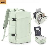 ราคา QUIBLO กระเป๋าเป้เดินทาง 43x32x16 ซม กระเป๋าแล็ปท็อปนักเรียนป้องกันการโจรกรรม พกพาบนกระเป๋าเป้สะพายหลังเที่ยวบินความจุขนาดใหญ่สําหรับผู้หญิงผู้ชาย (51900913309)
