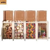 ราคา QUIBLO กล่องเก็บของเล่นเด็กมีล้อ ตะกร้าซักผ้า ถังเก็บแบบพับได้ เสื้อผ้าหนังสือ ผ้าห่ม กล่องเก็บของในครัวเรือนพลาสติก (49700293710)