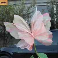 ราคา QUIBLO ผีเสื้อประดิษฐ์ ขนาด 50 ซม ทำจากผ้าไหมและเส้นด้าย เพื่อการตกแต่งงานแต่งงานแบบสามมิติ (45251193142)