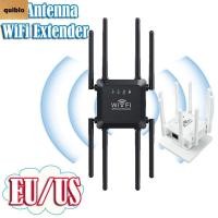 ราคา QUIBLO WiFi Extender 300M สัญญาณ Amplification WiFi Booster ทนทาน 8 เสาอากาศสัญญาณ Router Home (42074496869)