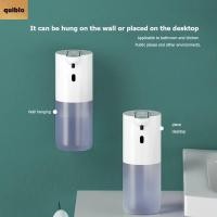 ราคา QUIBLO เครื่องจ่ายสบู่โฟม เครื่องจ่ายสบู่เหลวอัจฉริยะแบบพกพาความจุขนาดใหญ่ ปั๊มสบู่โฟมเหลว 400 มล อัตโนมัติ (54850923036)