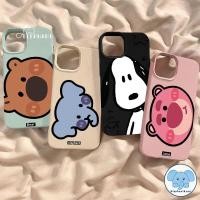 ราคา เคสไอโฟน15 13 สำหรับ IPhone 15 13 16 11 XR 12 14Pro Max 7 15 8 14Plus XS X Max ตุ๊กตายางสตอเบอรี่หมีเนื้อหนัง tpu อ่อน (40324500948)
