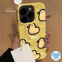 ราคา เคสไอโฟน 11 สำหรับ IPhone XR 15Plus 13 11 15 16 14 12 Pro Max 15 14 16 6 Plus XS เคสรูปเป็ดสีเหลืองน่ารักแบบเรียบง่าย (42711729931)