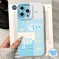ราคา เคสไอโฟน11 สำหรับ IPhone 13 11 16 15 12 14 Pro Max 7 16 8 15 Plus XR XS X Max การ์ตูนบลูฟิชบลูนอทเทวดาตาปก TPU ปก (43760754850)