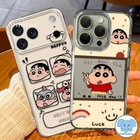 ราคา เคสไอโฟน17 16 15สำหรับIPhone 15 13 11 17 12 16 14 Pro Max X XR XS Max 7 8 Plus SE สีเทียนสองจุดสีเทียนชินชานโปร่งใส (42625322050)