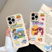 ราคา Toy Story Alien น่ารัก Winnie The Pooh Strawberry Bear Case iPhone 15 13 11 14 12 Pro MAX 7 8 6 6s 15 Plus X XR XS MAX (24458602845)