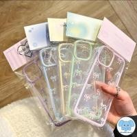 ราคา แฟชั่นน่ารักสีสันโบว์โบว์ใสปลอก Iphone 11 15 14 12 Pro Max 7Plus 13 Pro Max เคส Iphone 15 8 7 14 XR X XS Max SE 2020 (26903398653)