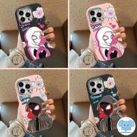 ราคา คู่รัก ภาพสีน้ำมันน่ารัก สไปเดอร์แมน ใยแมงมุม เคสแบรนด์เนม iPhone 7Plus 13 11 14 12 15 Pro Max 7 8 Plus X XR XS Max SE (24829725302)