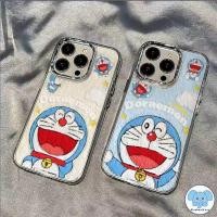 ราคา คู่น่ารักโดเรมอนนุ่มการ์ตูนชุบโลหะฝาครอบเลนส์ iPhone 11 7 8 Plus 12 13 15 XR 14 Pro Max X XS Max 12 13 Pro SE (24971531345)