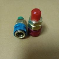 ราคา 900571 QC 12 อะแดปเตอร์ต่อรถยนต์น้ำยาแอร์ R134a ข้อต่อ ตัวต่อ รถยนต์เติมน้ำยาแอร์รถยนต์ (16100097619)