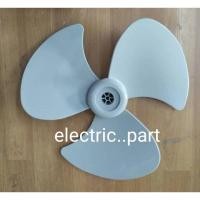 ราคา 900891 ใบพัดลมฮาตาริ 16 นิ้ว Hatari ใบพัดลมตั้งโต๊ะ ชาร์ป Sharp มิตซูบิชิ Mitsubishi เเบบขุ่น พลาสติกอย่างดี (19891268404)