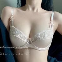 ราคา กดขึ้น บรา เซ็กซี่สบาย กดขึ้น บรา ผู้หญิง ระบายอากาศได้ ซาตินชุดชั้นในลูกไม้บางเฉียบ (28933753087)