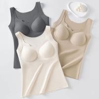 ราคา L 3XL ไซส์ใหญ่ ไม่มีรอยต่อ เซ็กซี่ กันความร้อน ความยืดหยุ่นสูง เสื้อ นุ่มนวล ไม่มีกรอบ สบาย เสื้อกล้าม ผู้หญิง (40975864548)