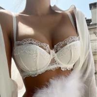 ราคา ใหม่ บราชั้นใน บราชั้นในแฟชั่นสําหรับสตรี เซ็กซี่ ปักลายลูกไม้ (25102118426)