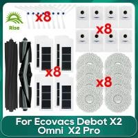 ราคา ใช้งานร่วมกับสําหรับ Ecovacs Debot X2 X2 Pro X2 Omni หลักแปรงด้านข้าง Hepa Filter Mop ผ้า Rag ถุงเก็บฝุ่นอะไหล่อุปกรณ์เสริม (57050926801)
