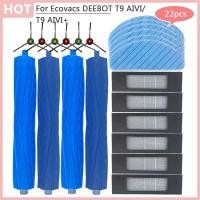 ราคา สําหรับ Ecovacs DEEBOT T9 AIVI เครื่องใช้ในบ้านหุ่นยนต์เครื่องดูดฝุ่น T9 AIVI ตัวกรอง HEPA แปรงขัด Mop Rag ด้านข้างแปรงอะไหล่ (54350012271)