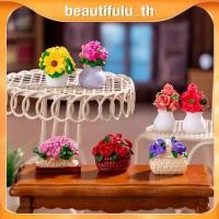 ราคา COD ดอกไม้ประดิษฐ์จิ๋วสำหรับตกแต่งบ้านตุ๊กตา ต้นไม้จิ๋ว กุหลาบ ทิวลิป กระถางดอกไม้ เฟอร์นิเจอร์ โมเดลตกแต่งบ้าน DIY อุปกรณ์ FortuneKey Beautifulu th (42472487920)