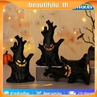 ราคา COD โคมไฟฟักทองเรืองแสงตกแต่งฮาโลวีน โคมไฟฟักทองเรืองแสงพร้อมตอไม้ผี เทียน LED ของตกแต่งงานปาร์ตี้ FortuneKey Beautifulu th (41823578982)