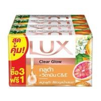 ราคา ลักส์ สบู่ก้อน เคลียร์ โกล สูตรกลูต้า วิตามิน ซีและอี 70 ก x 4 (40626461720)