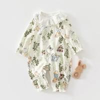 ราคา ชุดจั๊มสูททารกแรกเกิด ผ้าฝ้ายแท้ สำหรับทารกทั้งชายและหญิง แขนยาว (42964138579)