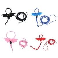 ราคา สายรัดมังกรและสายจูงชุดสายจูงจิ้งจกแบบปรับได้พร้อมปีกเล็ก (42411847514)