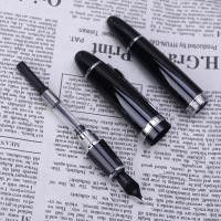 ราคา Cons New Jinhao 159 สีดําและสีเงินสําหรับปากกาหมึกซึม M Nib หนา (55000969621)