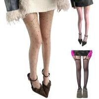 ราคา Cons ต้นขา Garter ถุงน่อง Glossy Sheer ควบคุม Tights สําหรับผู้หญิง Garter เข็มขัด Tights Suspender Pantyhose Streetwears (51100572520)