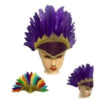 ราคา ที่คาดผมลายอินเดีย Feathers สำหรับเทศกาล Carnivals พร้อมเสิร์ฟเครื่องประดับแฟชั่น (28890575355)