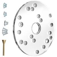 ราคา คอนส์ สากลมิลลิ่งเราเตอร์ฐานแผ่นอะคริลิคใสทองเหลืองกลางขา (51350959964)