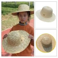 ราคา หมวกสานมือสำหรับเด็กผู้หญิง ดีไซน์ตกปลา ระบายอากาศได้ดี เหมาะสำหรับสวมใส่กลางแจ้ง (54750587522)